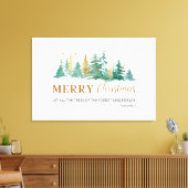 クリスマス・バイブル聖句詩篇96:12 キャンバスプリント (インサイチュ (リビング))