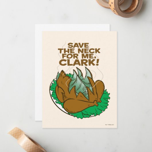 クリスマス・バケーション | ネックを残しておくれ、クラーク！ ノートカード (正面/裏面インサイチュ)
