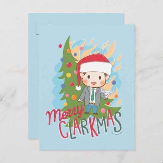 クリスマス・バケーション メリー・クラークマス シーズンポストカード (正面/裏面)