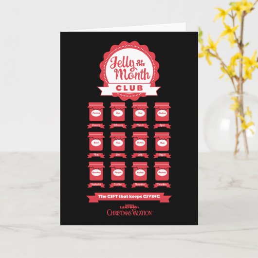 クリスマス・バケーション | 毎月ゼリーボックス倶楽部 カード (黄色い花)