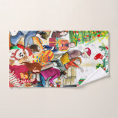 クリスマス バスタオルセット (ハンドタオル)