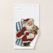 クリスマス バスタオル セット ヴィンテージ (ハンドタオル)