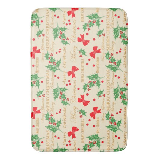 クリスマス バスマット (正面縦)