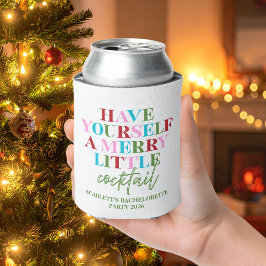 クリスマス・バチェロレッテ・パーティーのための「Have Yourself A Merry Litt 缶クーラー