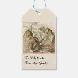 クリスマス・バニー・ラビット ギフトタグ