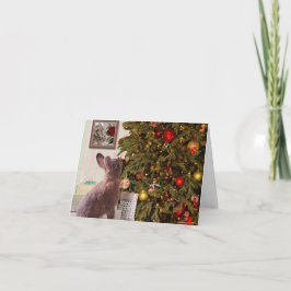 クリスマス・バニ考えるーズ・アップ・イタザラ シーズンカード