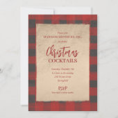 クリスマス バフロー プライド パーティー 招待状 (正面)