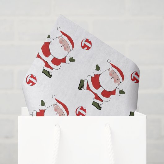 クリスマス バレーボール ホリデー 薄葉紙 (ギフトバッグ)