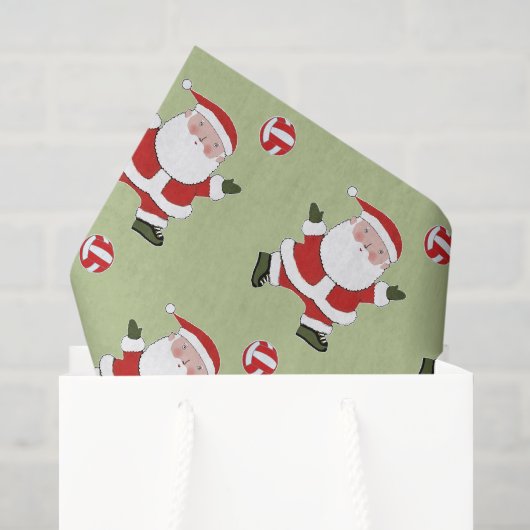 クリスマス バレーボール ホリデー 薄葉紙 (ギフトバッグ)