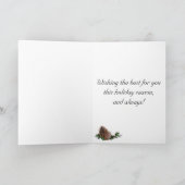 クリスマス・バンディット・ラクーン（プレゼント） シーズンカード (内部)