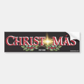 クリスマス バンパーステッカー (正面)