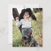 クリスマス·バースデー·パーティーの招待 招待状 (裏面)