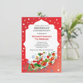クリスマス·バースデー·パーティー 招待状 (スタンド正面)