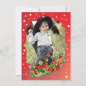 クリスマス·バースデー·パーティー 招待状 (裏面)