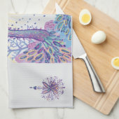 クリスマス・バード キッチンタオル (四つ折り)