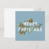 クリスマス・パイナル・カード・クリスマス シーズンカード (正面/裏面)