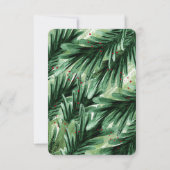 クリスマス·パインの水彩パーティー| セーブザデート (裏面)