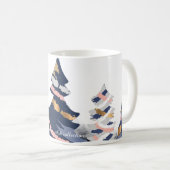 クリスマス パイン ツリー コーヒーマグカップ (正面右)