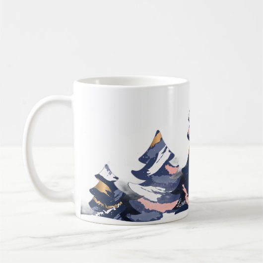 クリスマス パイン ツリー コーヒーマグカップ (左)