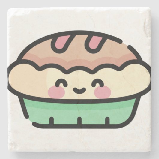 クリスマス・パイ ストーンコースター (正面)