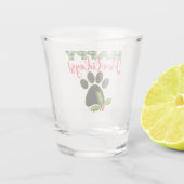 クリスマス・パウィデイ |愛犬の幸せな休日 ショットグラス (裏面)