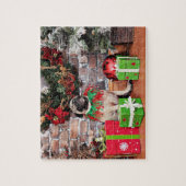 クリスマス-パグ-ユリルー ジグソーパズル (縦)