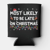 クリスマス・パジャマに遅れそうだ 缶クーラー (正面)