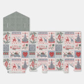 クリスマス・パッチワークのお気に入り フェイバーボックス (見開き)