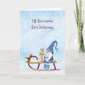 クリスマス・パニーの格言をカスタマイズ可能 カード (正面)