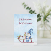 クリスマス・パニー・ホリデー・ハガキの格言になる シーズンポストカード (スタンド正面)