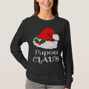 クリスマス パパウ クラウス おそろい パジャマ サンタ 帽子 X- Tシャツ