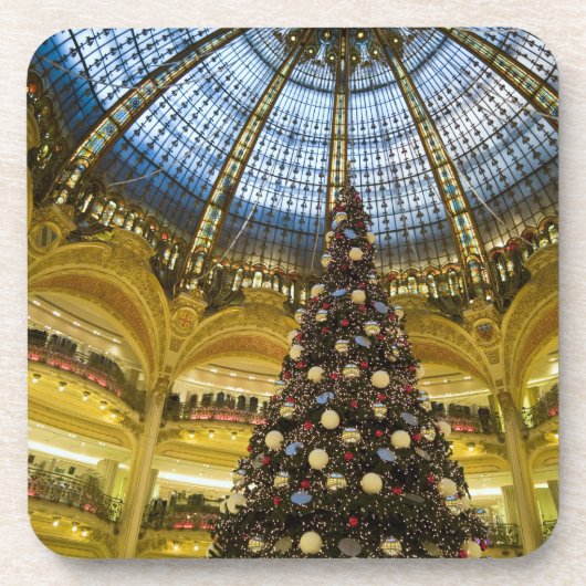 クリスマス、パリ、フランスのGaleriesのLa Fayette コースター (正面)