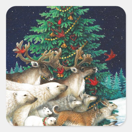 クリスマス・パレード スクエアシール (正面)