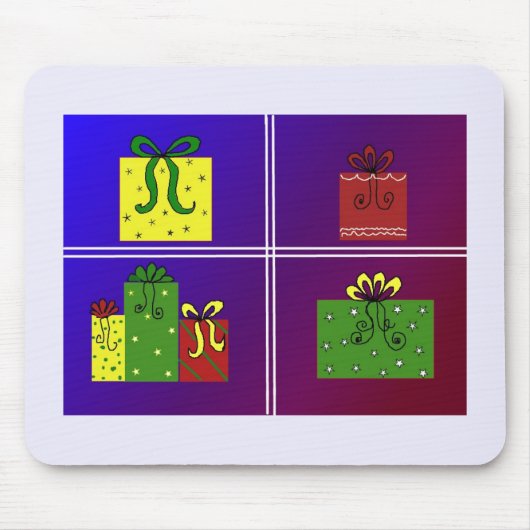 クリスマス+パーセル マウスパッド (正面)