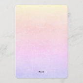 クリスマス パーソナライズ フォト ホリデー 招待状 (裏面)