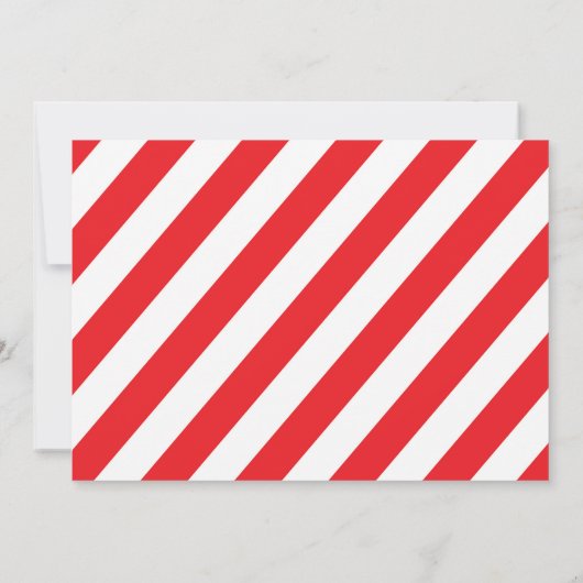 クリスマス・パーティの休日のお祝いのフェスティバルのおもしろい 招待状 (裏面)