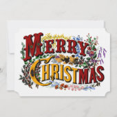 クリスマス パーティーのご招待 招待状 (正面)