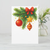 クリスマス パーティーの招待状。 クリスマスのポストカード 招待状 (スタンド正面)