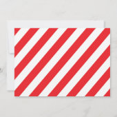 クリスマス・パーティ映画夜フィルムのチケットのヒイラギのおもしろい 招待状 (裏面)