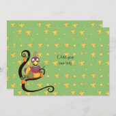 クリスマス/パートリッジ両面/フラット/カード/& env 7"x5" シーズンカード (正面/裏面)