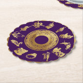 クリスマス・パープルの12日 ペーパーコースター (アングル)