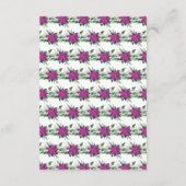 クリスマス・パープル結婚・ポインセチアのハネムーン基金 エンクロージャーカード (裏面)