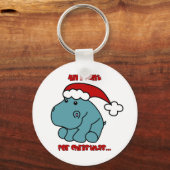 クリスマス・ヒッポ キーホルダー (正面)