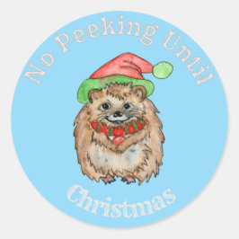 クリスマス・ヒツジまでシールなし ラウンドシール