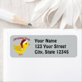 クリスマス・ヒヨコ ラベル (インサイチュ)