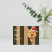 クリスマス ビジネスカード (スタンド正面)