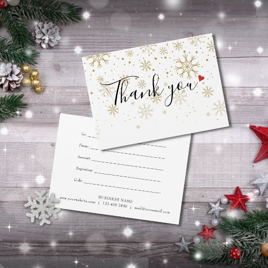 クリスマス ビジネス ギフト 証明書 サンクス