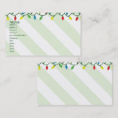 クリスマス-ビジネス 名刺 (正面/裏面)