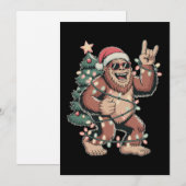 クリスマス ビッグフット サスクワッチ サンタ ハット クリスマス ツリー (正面/裏面)