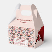 クリスマス ビューティー サロン ギフト バッグ 御礼 ボックス (正面サイド)